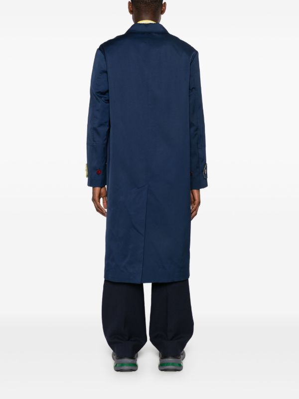Labrum London Blue Zip-Up Shell Coat | Browns Single Breasted Coats
