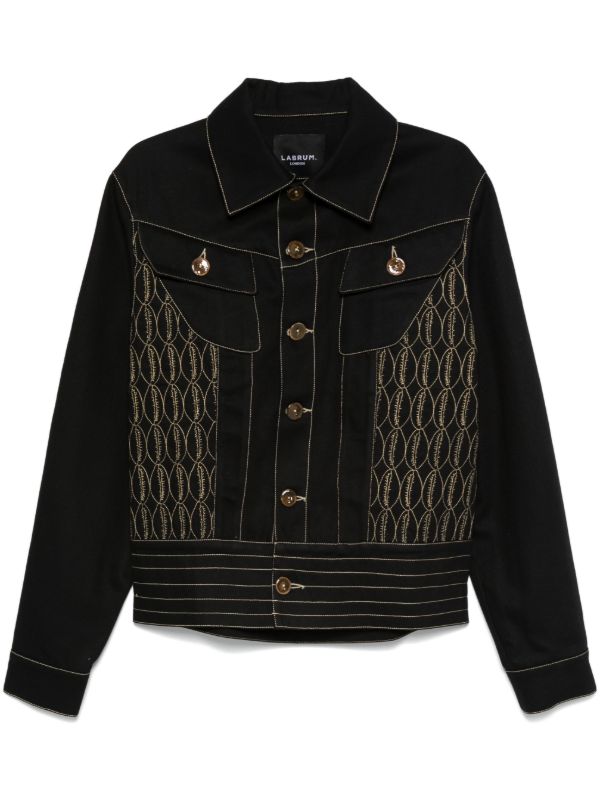 Labrum London embroidered work jacket | Browns Shirt Jackets