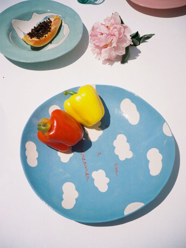 LAETITIA ROUGET Blue I Am A Dreamer Fruit Platter | Browns Trays