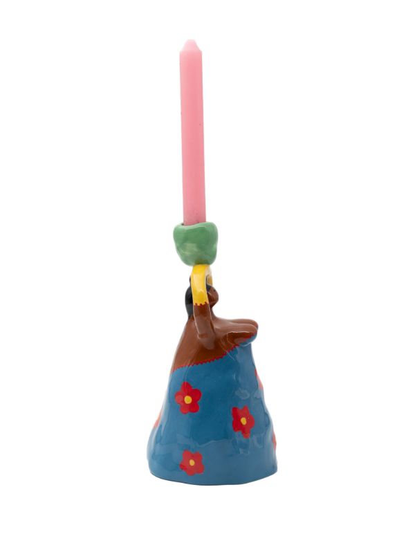 LAETITIA ROUGET Blue Nina Earthenware Candle Holder | Browns Candle Holders