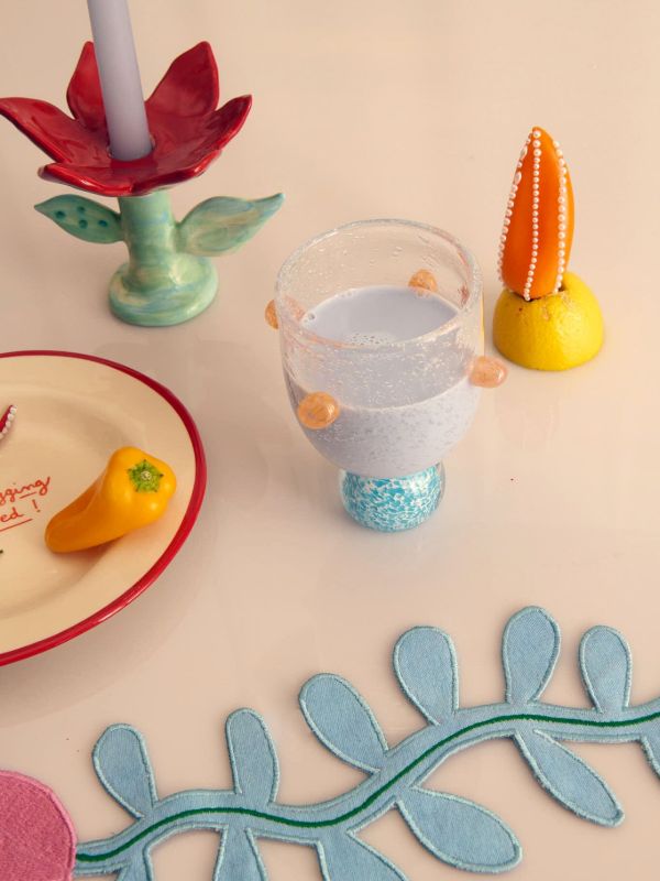 LAETITIA ROUGET Dotty Tumbler (19cm) | Browns Glassware