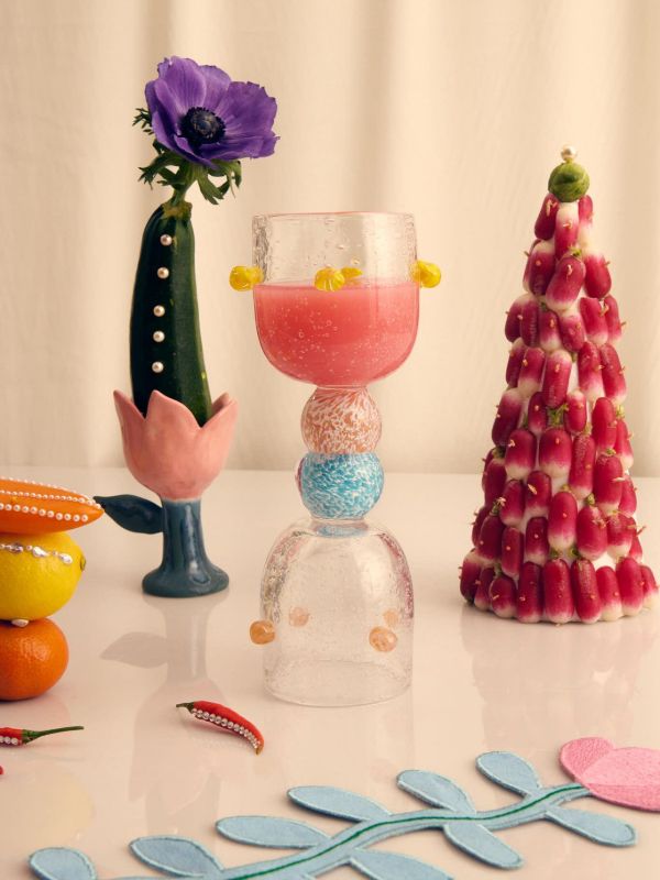 LAETITIA ROUGET Dotty Tumbler (19cm) | Browns Glassware