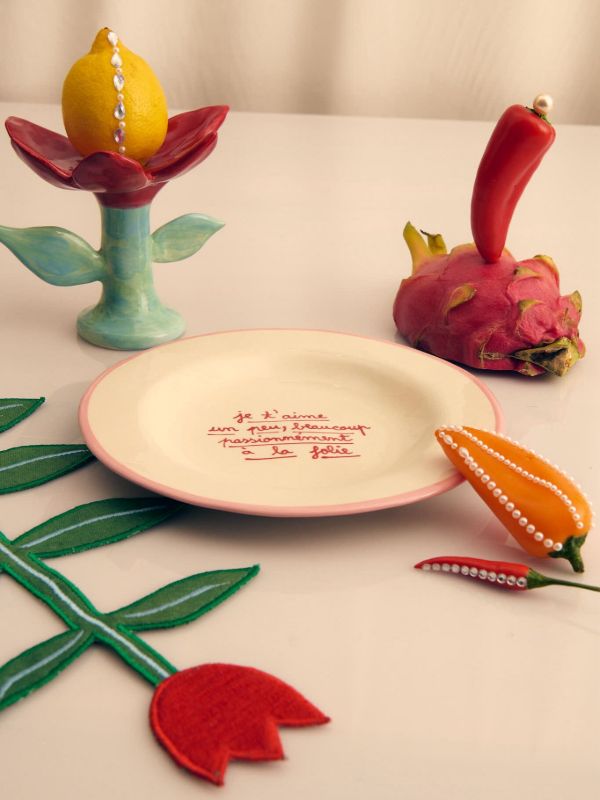 LAETITIA ROUGET I Like You Plate (20cm) | Browns Plates & Bowls