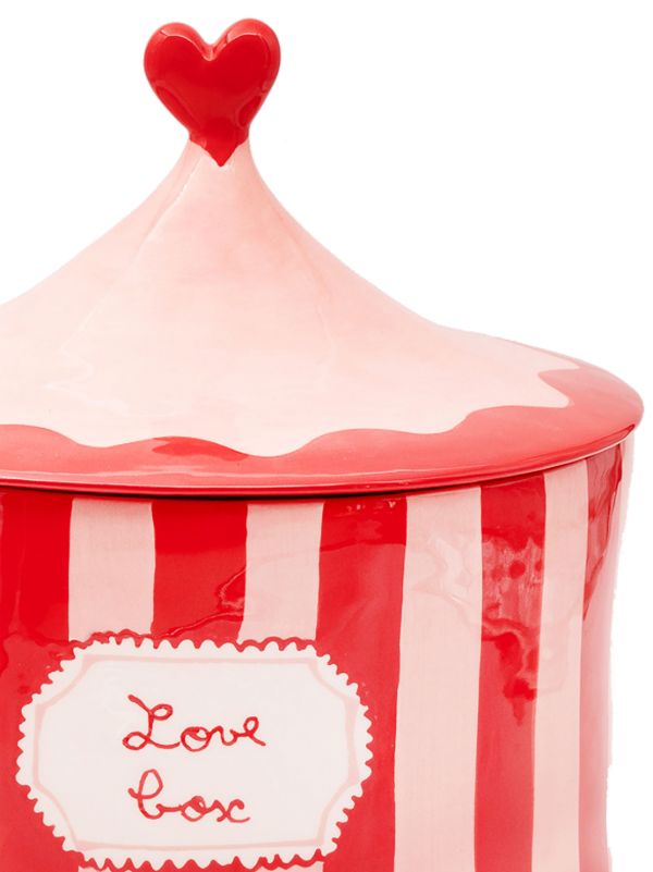 LAETITIA ROUGET Red Love Box Hand-painted Jar | Browns Homeware