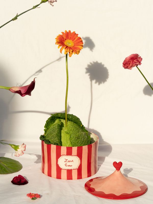 LAETITIA ROUGET Red Love Box Hand-painted Jar | Browns Homeware