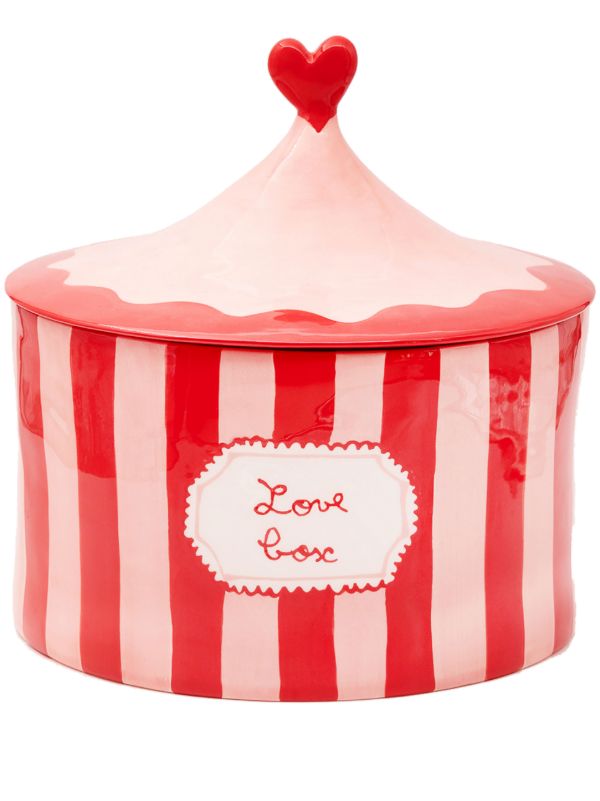 LAETITIA ROUGET Red Love Box hand-painted jar | Browns Homeware