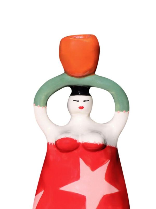 LAETITIA ROUGET X Browns Porcelain Candle Holders (Set Of Two) | Browns Candle Holders