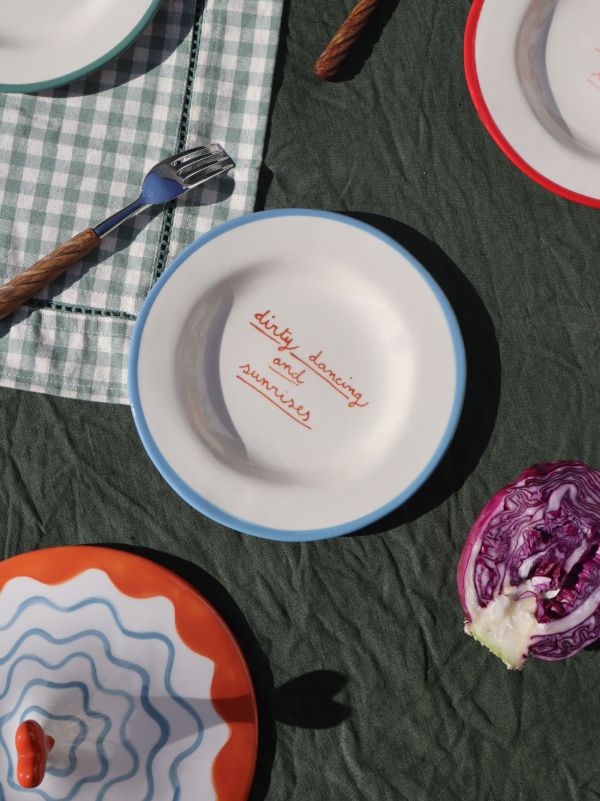 LAETITIA ROUGET X Browns Printed Plated (Set Of Four) | Browns Plates & Bowls