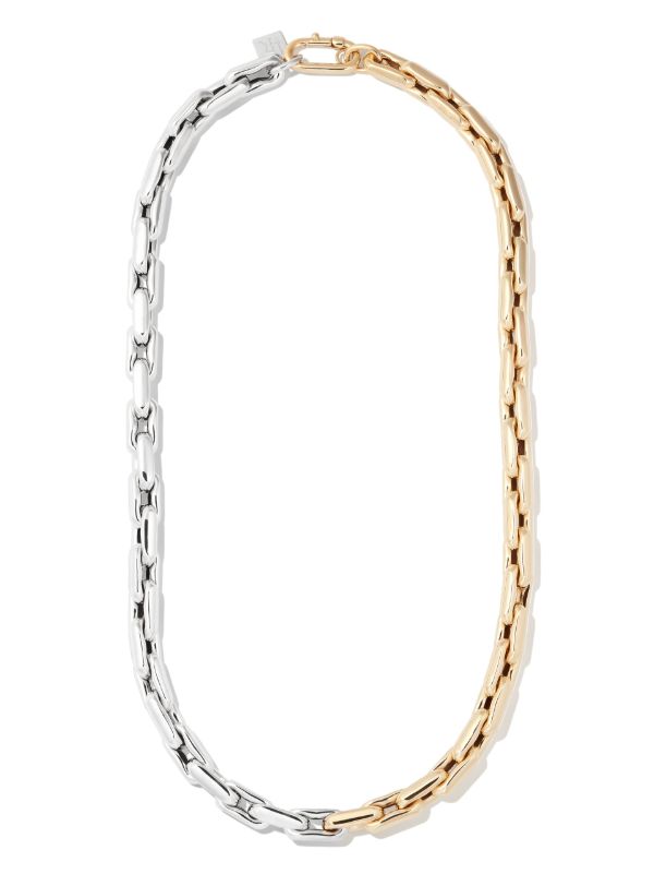 Lauren Rubinski 14K Yellow And White Gold Small Chain Necklace | Browns Necklaces
