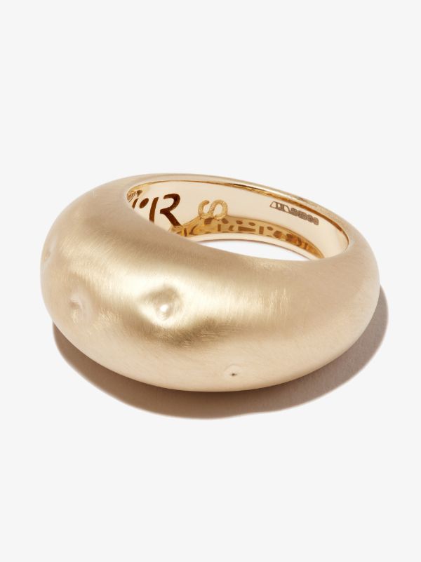 Lauren Rubinski 14K yellow gold Bubble Broken small ring | Browns Fine Rings
