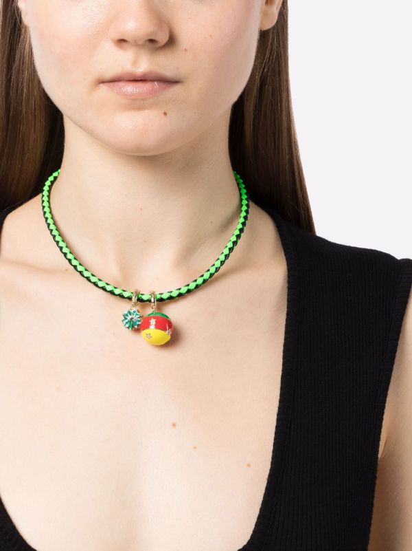 Lauren Rubinski 14K Yellow Gold Clover Necklace | Browns Necklaces