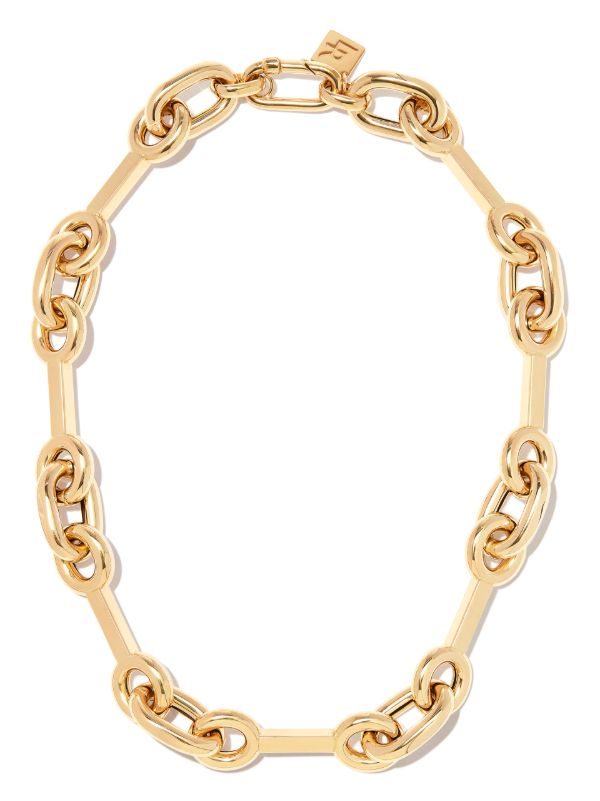Lauren Rubinski 14K Yellow Gold Medium Mixed Chain Necklace | Browns Fine Necklaces