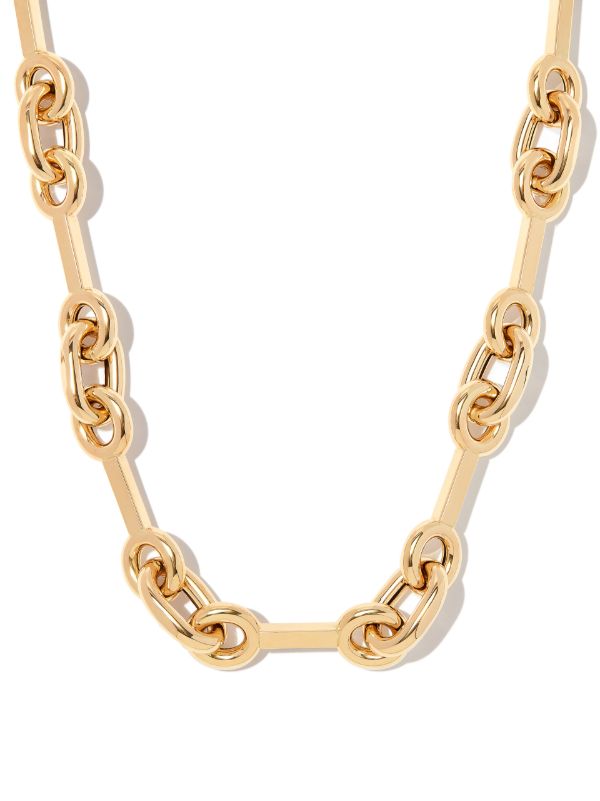 Lauren Rubinski 14K Yellow Gold Medium Mixed Chain Necklace | Browns Fine Necklaces