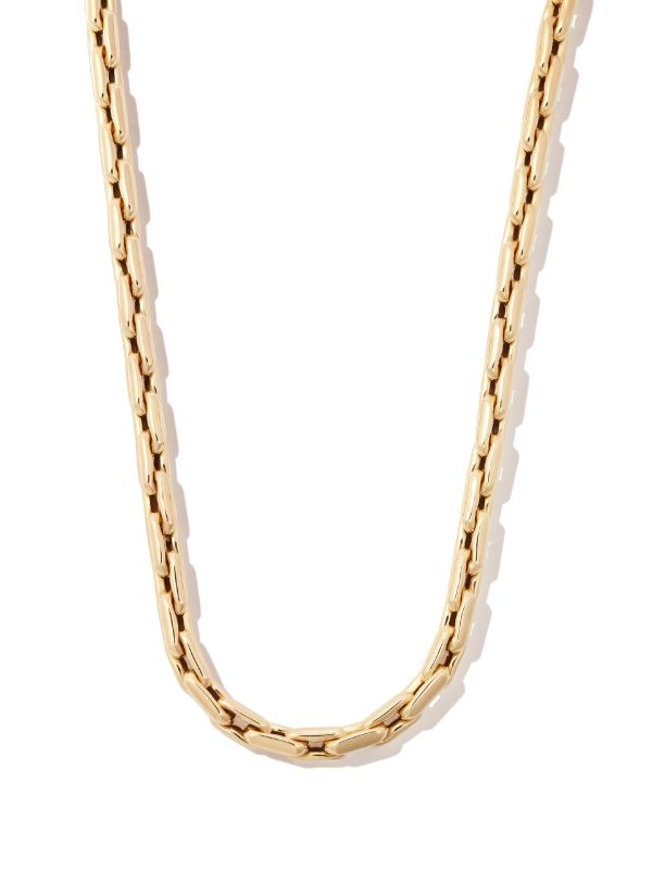 Lauren Rubinski 14K yellow gold small chain necklace | Browns Necklaces
