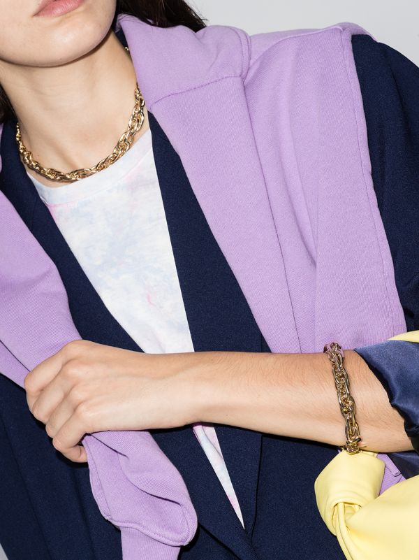 Lauren Rubinski 14K Yellow Gold Small Link Necklace | Browns Fine Necklaces