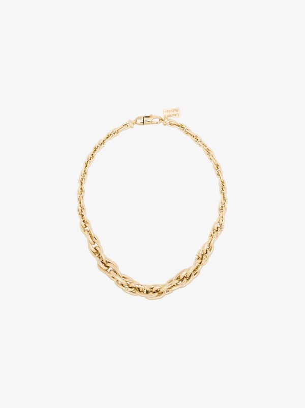 Lauren Rubinski 14K yellow gold small link necklace | Browns Fine Necklaces