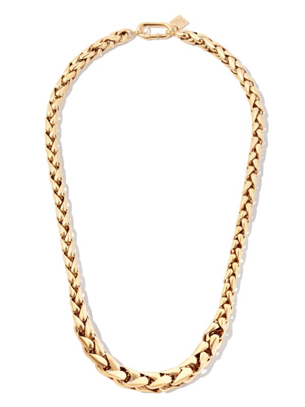 Lauren Rubinski 14K Yellow Gold Small Twist Chain Necklace | Browns Necklaces