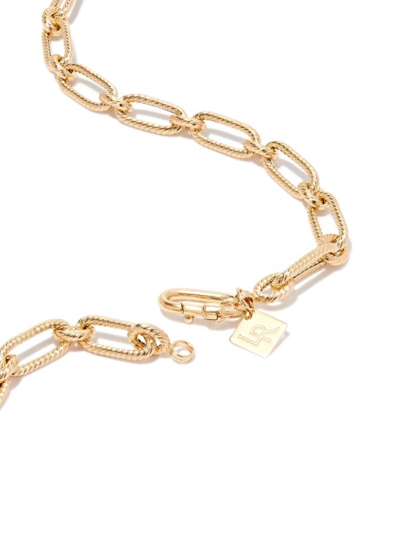 Lauren Rubinski 14K Yellow Gold Small Twist Chain Necklace | Browns Necklaces