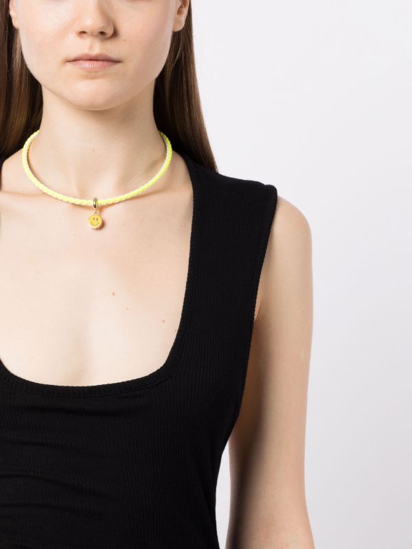Lauren Rubinski 14K Yellow Gold Smiley Necklace | Browns Necklaces