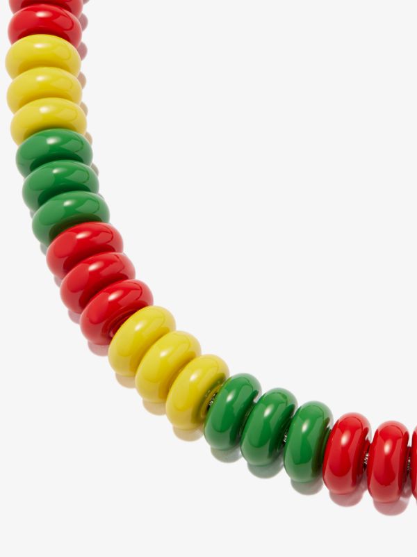 Lauren Rubinski Multicoloured Sterling Silver Beaded Necklace | Browns Necklaces