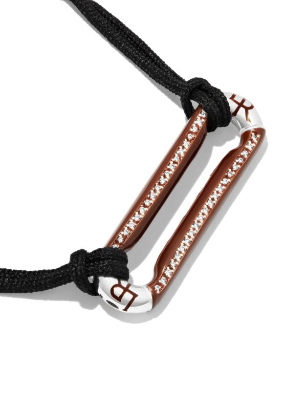 Lauren Rubinski Sterling Silver Diamond Drawstring Bracelet | Browns Bracelets