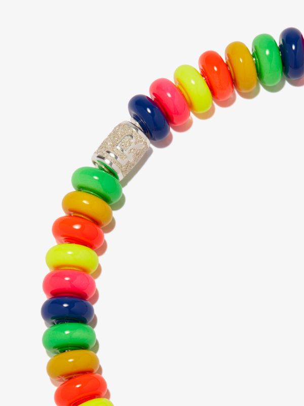 Lauren Rubinski Sterling Silver Happy Beaded Necklace | Browns Necklaces