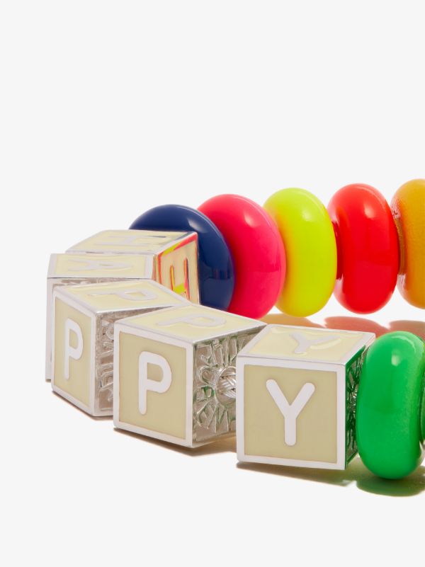 Lauren Rubinski Sterling Silver Happy Beaded Necklace | Browns Necklaces