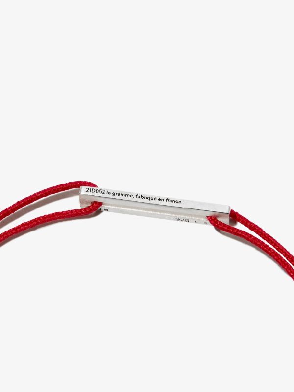 Le Gramme 17/10g Cord Bracelet | Browns Bracelets