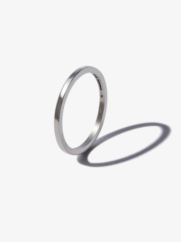 Le Gramme 18K White Gold La 2g Polished Ribbon Ring | Browns Rings