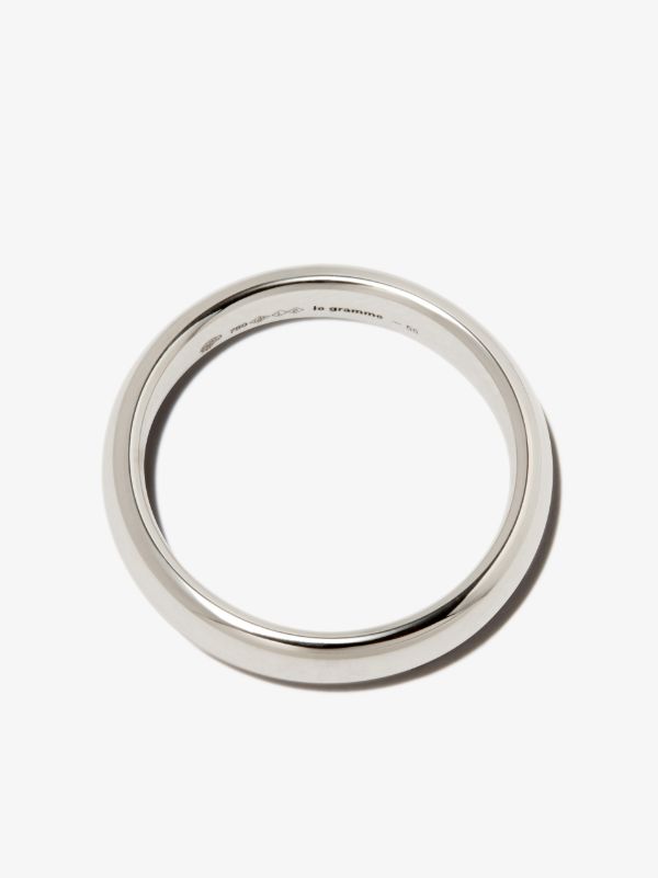 Le Gramme 18K White Gold La 6g Polished Wedding Ring | Browns Rings