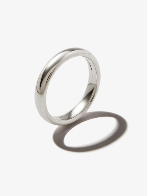 Le Gramme 18K White Gold La 6g Polished Wedding Ring | Browns Rings