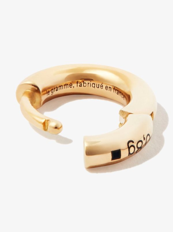 Le Gramme 18kt Polished Yellow Gold 13/10G Bangle Earring | Browns Earrings