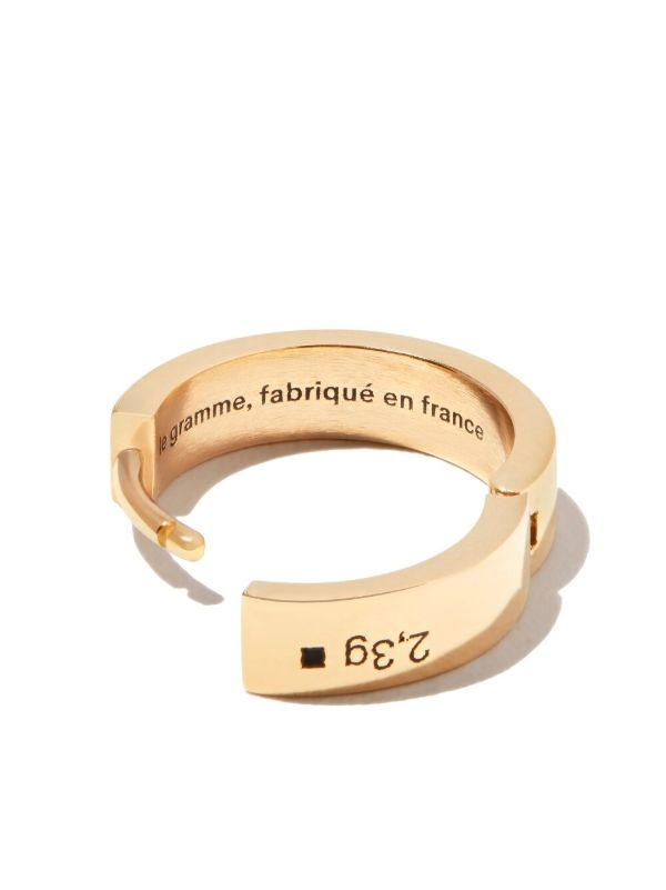 Le Gramme 18kt Polished Yellow Gold 31/10G Ribbon Earring | Browns Earrings