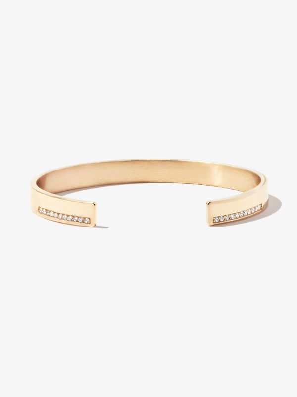 Le Gramme 18kt Yellow Gold Le 31g Ribbon Diamond Bracelet | Browns Bracelets