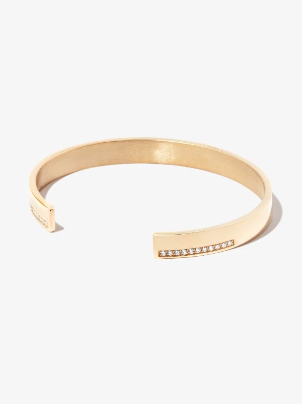 Le Gramme 18kt yellow gold Le 31g Ribbon diamond bracelet | Browns Bracelets