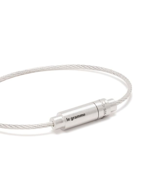 Le Gramme 9g Cable Triptych Bracelet | Browns Bracelets