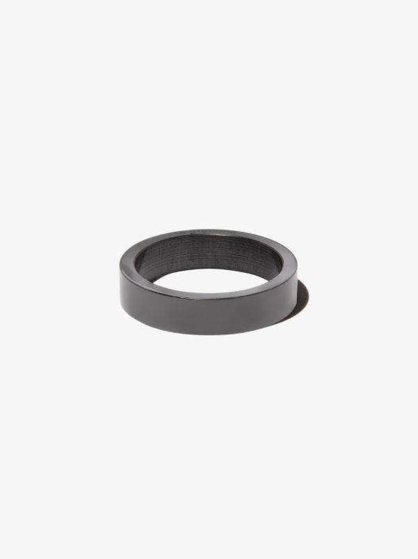 Le Gramme Black ceramic polished ring | Browns Rings