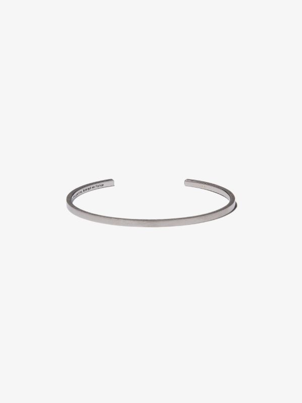 Le Gramme black Sterling Silver Le 7g Ribbon Bracelet | Browns Bracelets