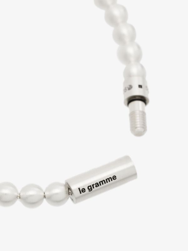 Le Gramme Le 25g Beaded Bracelet | Browns Bracelets