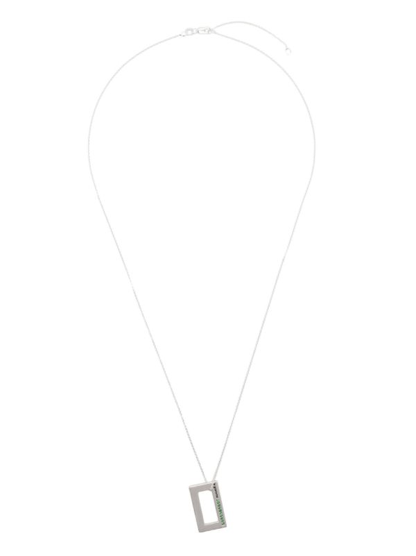 Le Gramme Sterling Silver 3.4g Tsavorite Pendant Necklace | Browns Necklaces