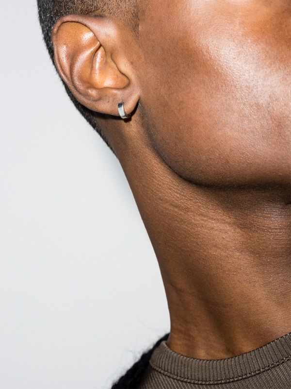 Le Gramme Sterling Silver La 0.8 G Polished Ribbon Hoop Earring | Browns Earrings