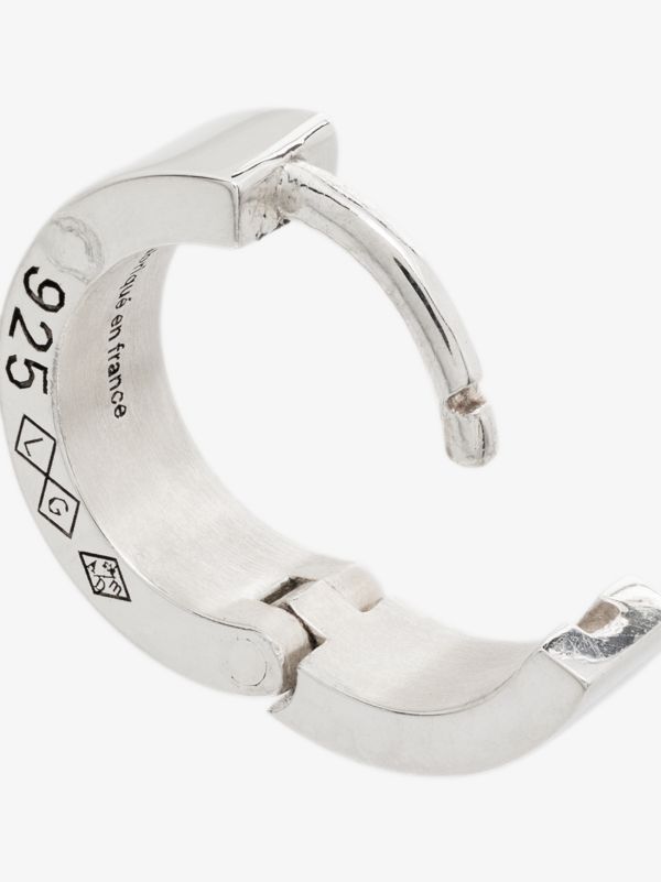 Le Gramme Sterling Silver La 0.8 G Polished Ribbon Hoop Earring | Browns Earrings