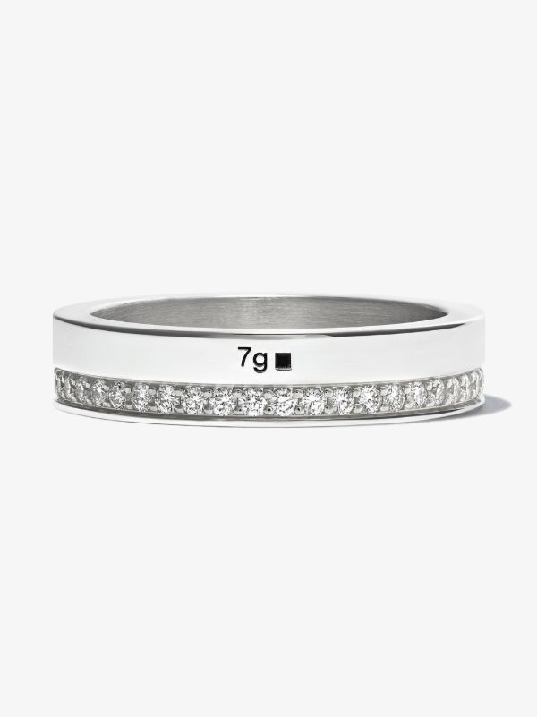 Le Gramme Sterling Silver La 7g Polished Diamond Ring | Browns Rings