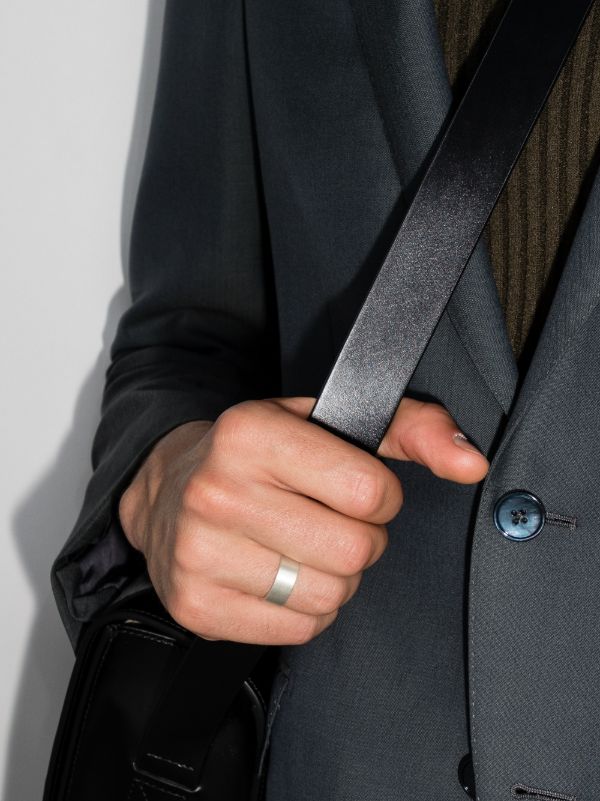 Le Gramme Sterling Silver La 9g Brushed Ribbon Ring | Browns Rings