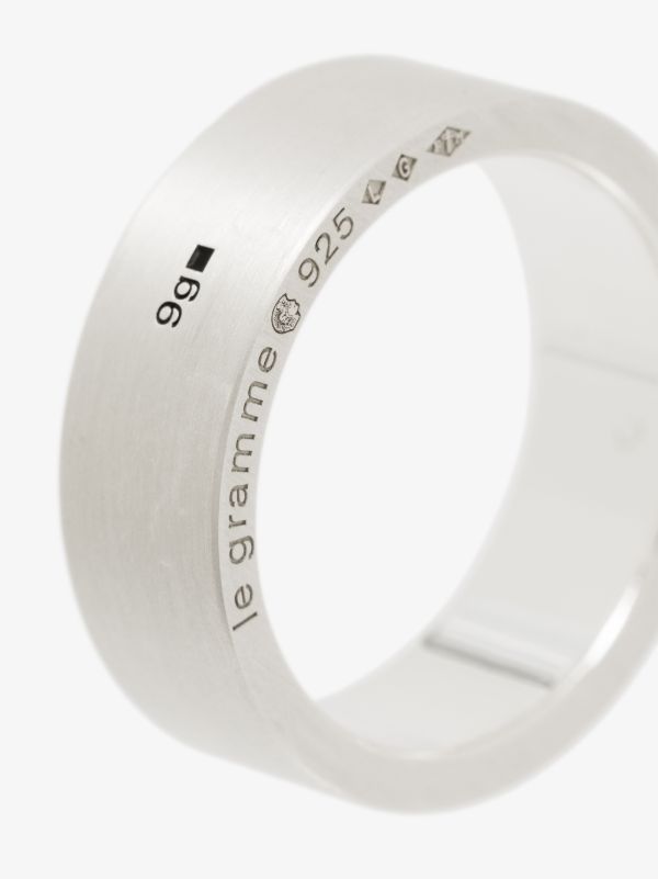 Le Gramme Sterling Silver La 9g Brushed Ribbon Ring | Browns Rings