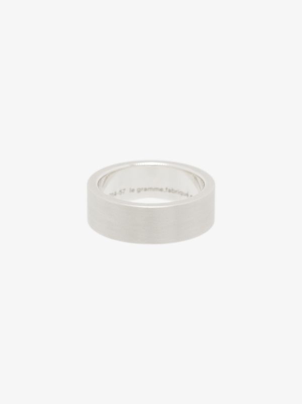 Le Gramme Sterling Silver La 9g Brushed Ribbon Ring | Browns Rings