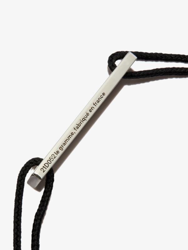 Le Gramme Sterling Silver Le 1.7g Perforated Cord Bracelet | Browns Bracelets