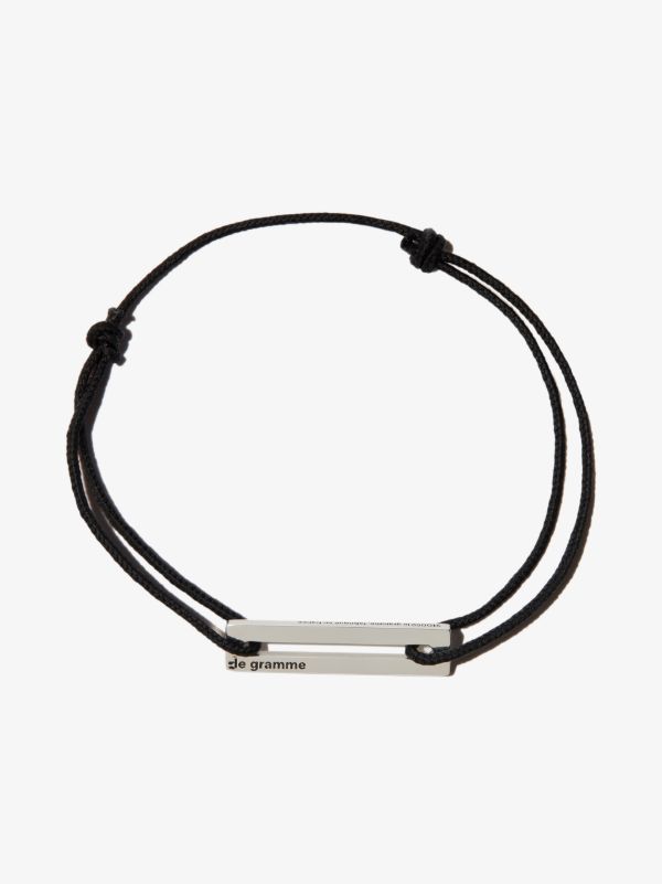 Le Gramme Sterling Silver Le 1.7g Perforated Cord Bracelet | Browns Bracelets