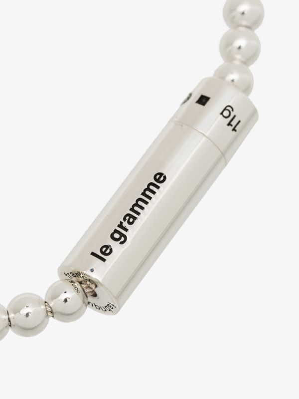 Le Gramme Sterling Silver Le 11g Polished Bead Bracelet | Browns Bracelets