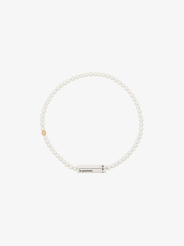 Le Gramme sterling silver Le 11g polished bead bracelet | Browns Bracelets
